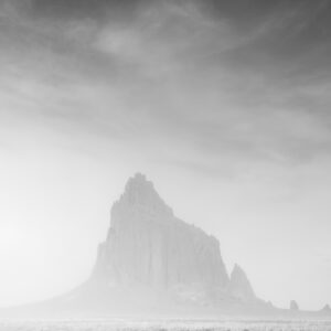 Windy and dusty day at Shiprock