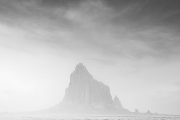 Windy and dusty day at Shiprock