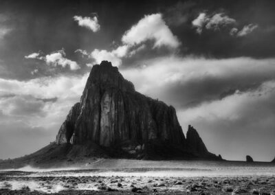 Windy day at Shiprock