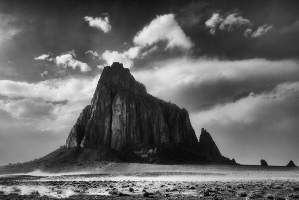 Windy day at Shiprock