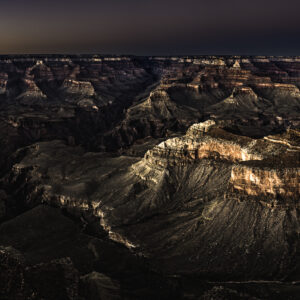 Stitched pano of the Grand Canyon looking north from the South Rim