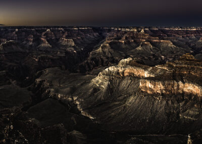 Stitched pano of the Grand Canyon looking north from the South Rim