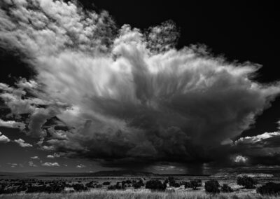 Approaching monsoon storm at Ghost Ranch outside of Abiquiu