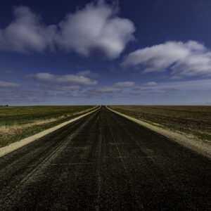 Rural road in rural Wisconsin