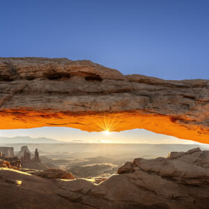 Mesa Arch at Canyonlands NP at sunrise