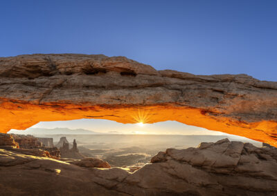 Mesa Arch at Canyonlands NP at sunrise