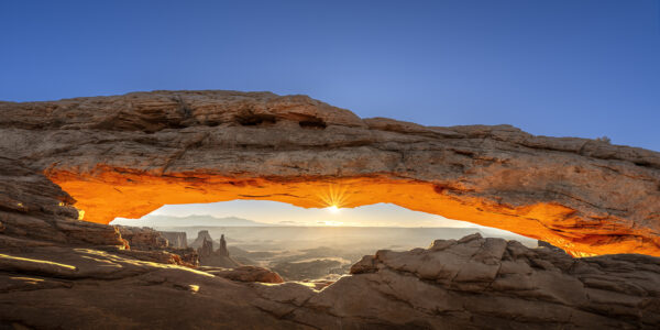 Mesa Arch at Canyonlands NP at sunrise