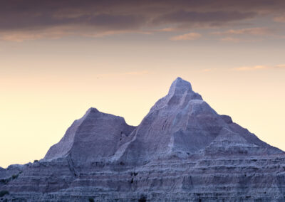 Sunset at Badlands National Park in South Dakota