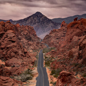 Lost Desert Highway Sunrise