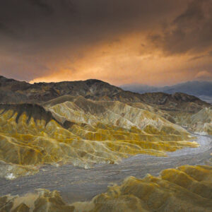 Orange Glow - Zabriskie Point - Death Valley NP